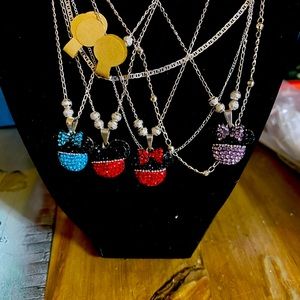 Minnie Mouse necklace